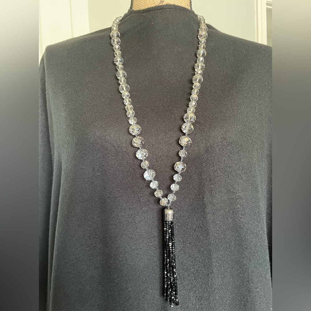 Chico’s Haylee Bead Tass Necklace
